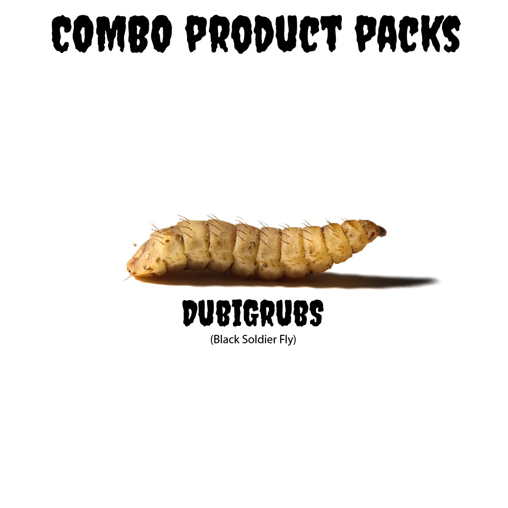 DubiGrubs - Combo Product Packs (Black Soldier Fly)